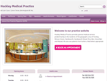 Tablet Screenshot of hockleymedicalpractice.com